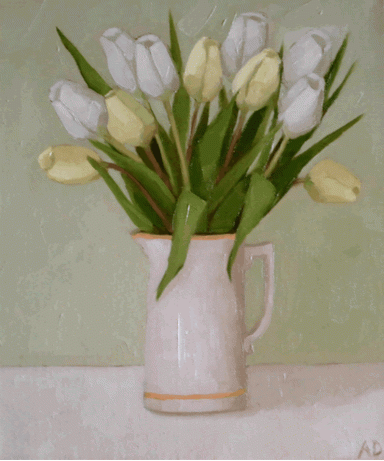 White Tulips - SOLD